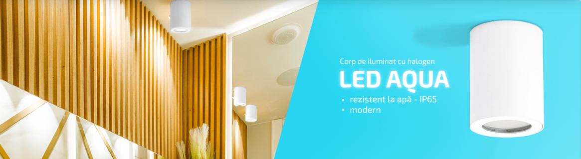 Corp de iluminat cu halogen LED AQUA